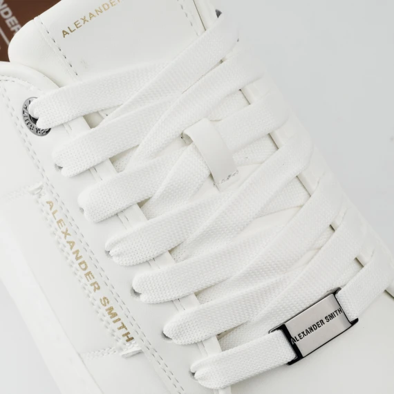 Sneakers Eco-Wembley in pelle vegana bianca