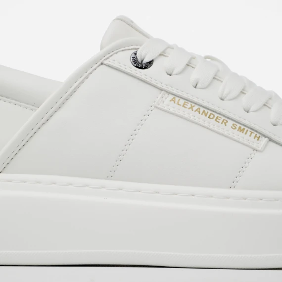 Sneakers Eco-Wembley in pelle vegana bianca