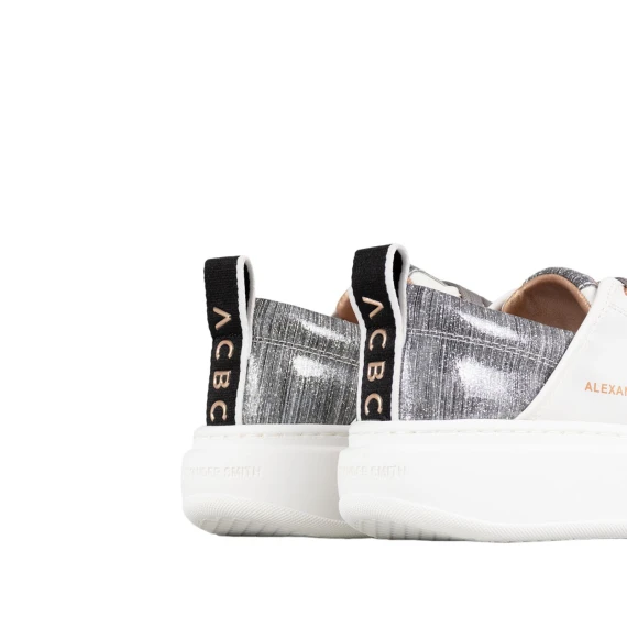 Sneakers vegana Wembley bianca e grigio
