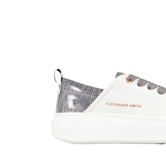 Sneakers vegana Wembley bianca e grigio