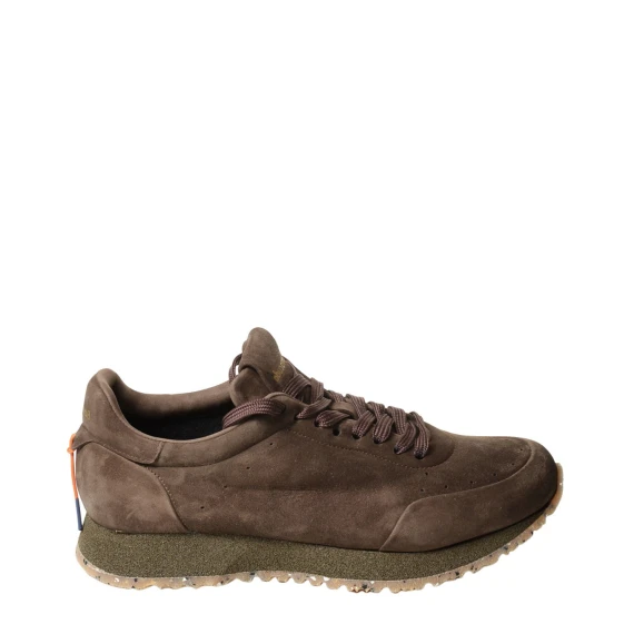 Sneakers Rocket in suede ebano delavato