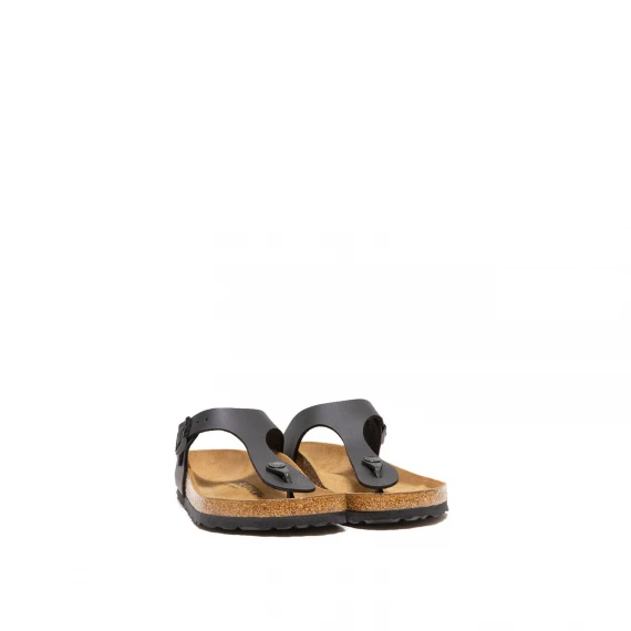 Sandalo infradito Gizeh in ecopelle nero