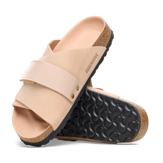 Sandalo Kyoto in nabuk beige