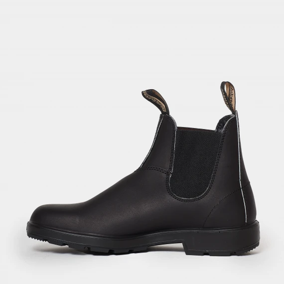 Stivaletto Blundstone pelle nera con elastici laterali neri