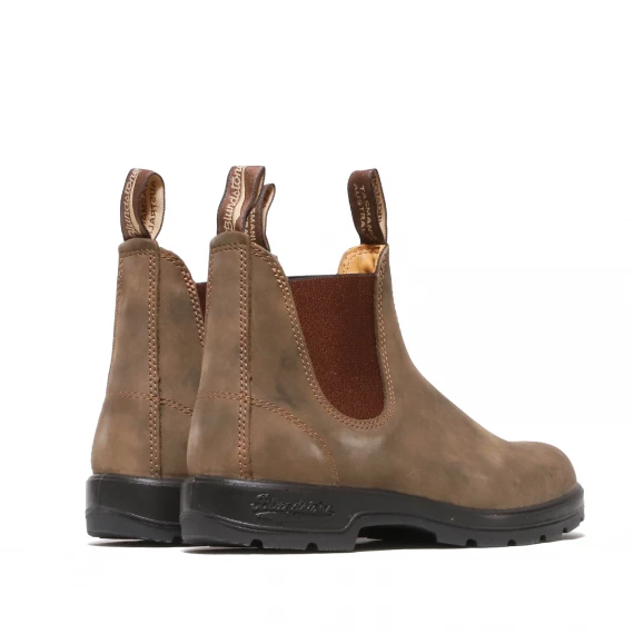 Stivaletto in pelle marrone
