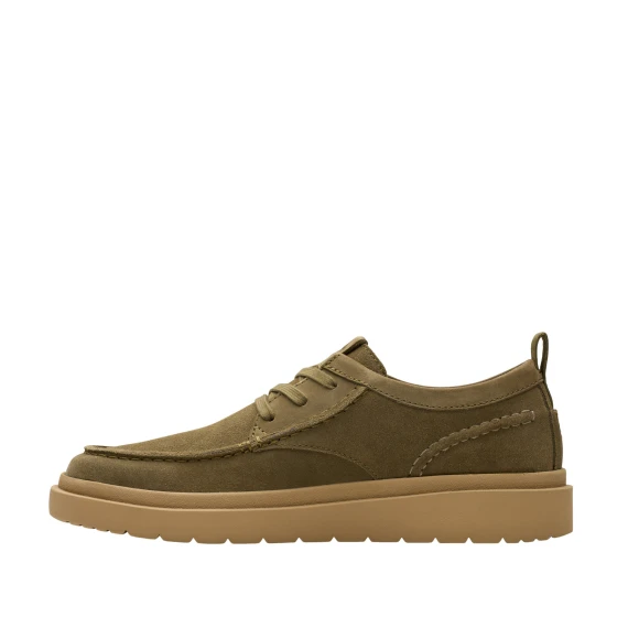 Scarpa legata Torhill in morbido suede verde oliva