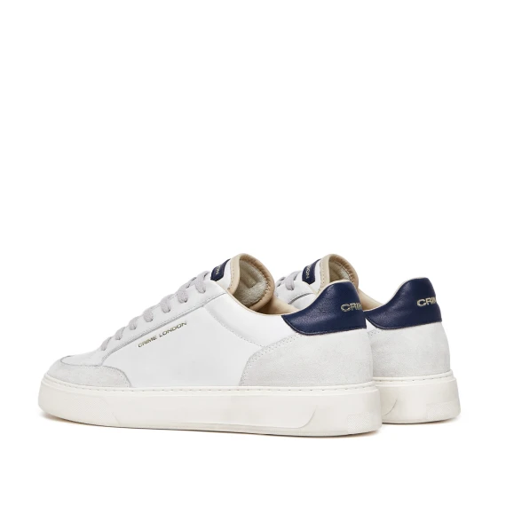Sneakers Eclipse in morbida pelle bianca