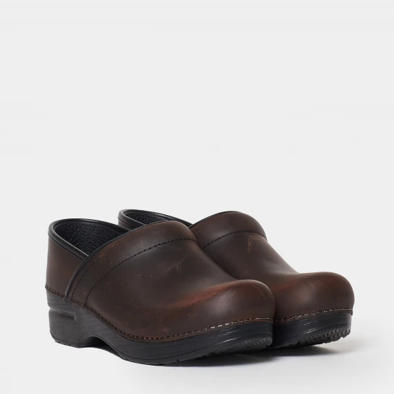 Classico zoccolo Dansko in pelle antique brown