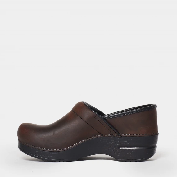 Classico zoccolo Dansko in pelle antique brown
