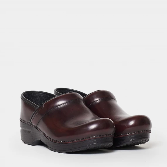 Classico zoccolo Dansko in pelle cabrio hickory marrone