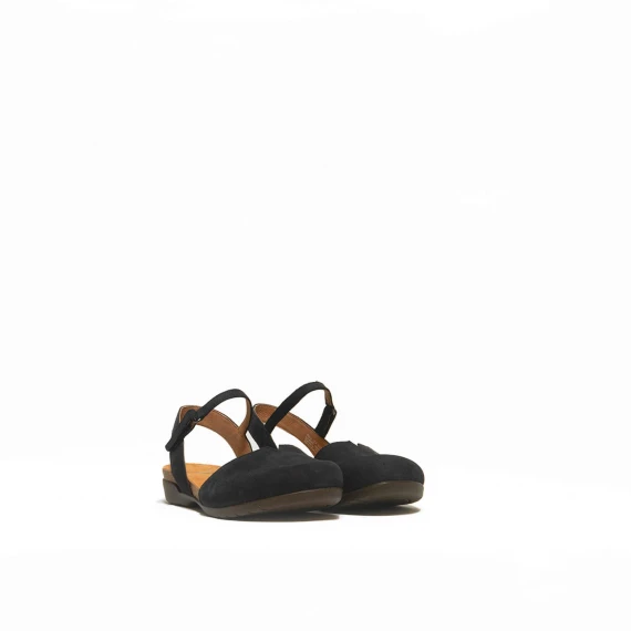 Slingback sportivo Rowan Milled in nabuk nero
