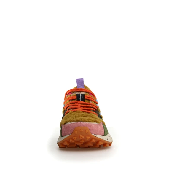 Sneakers Yamano 3 in suede rosa antico