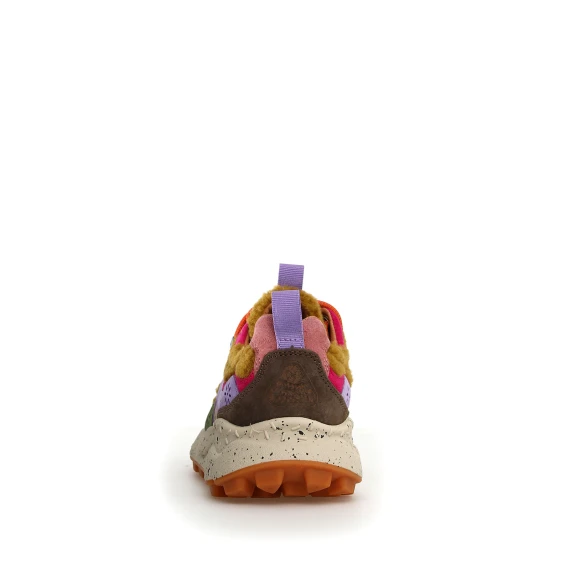 Sneakers Yamano 3 in suede rosa antico