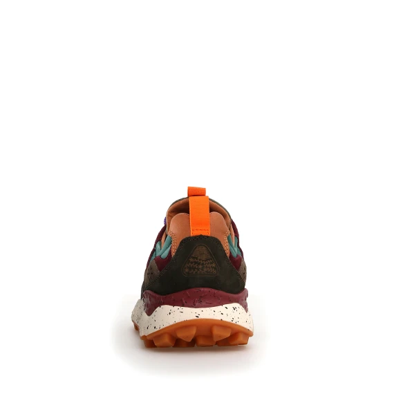 Sneakers Yamano 3 in suede antracite e marrone