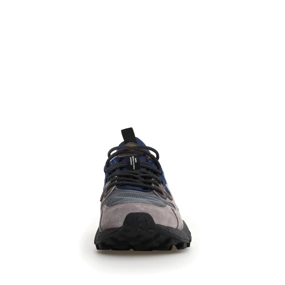 Sneakers Yamano 3 in suede grigio e blu