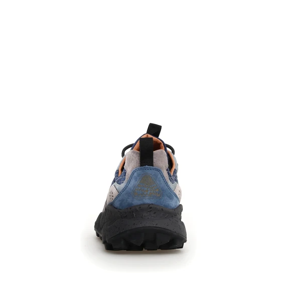 Sneakers Yamano 3 in suede grigio e blu