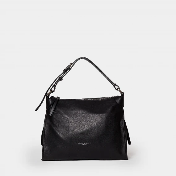 Borsa in pelle nera
