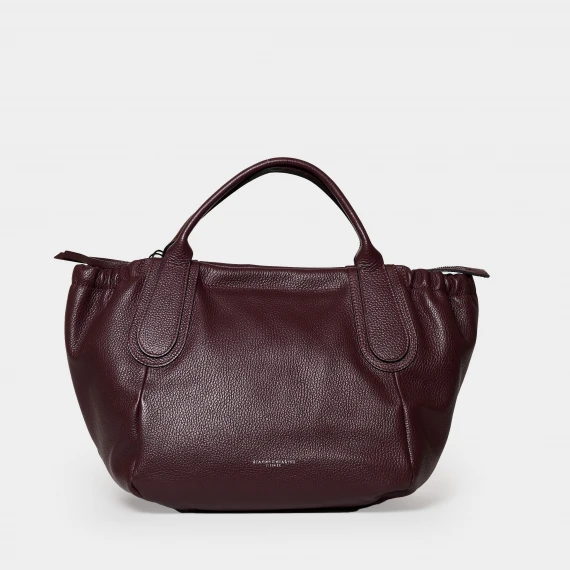 Borsa in pelle color rovere