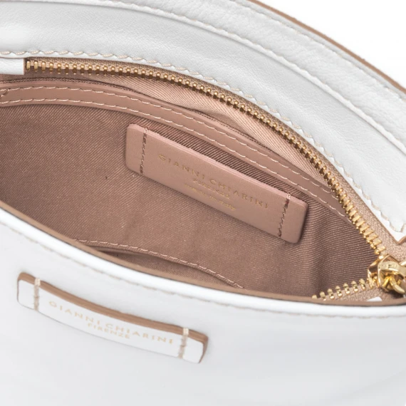 Borsetta Camilla in pelle bianca