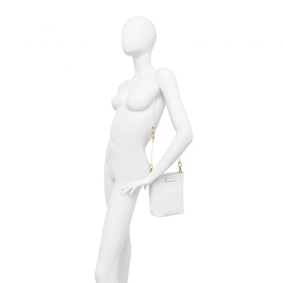 Borsetta Camilla in pelle bianca