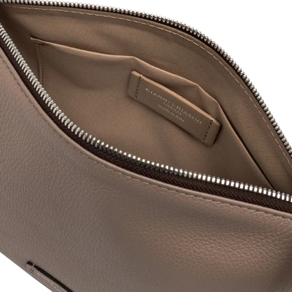Borsetta Nora Pouch in pelle tortora