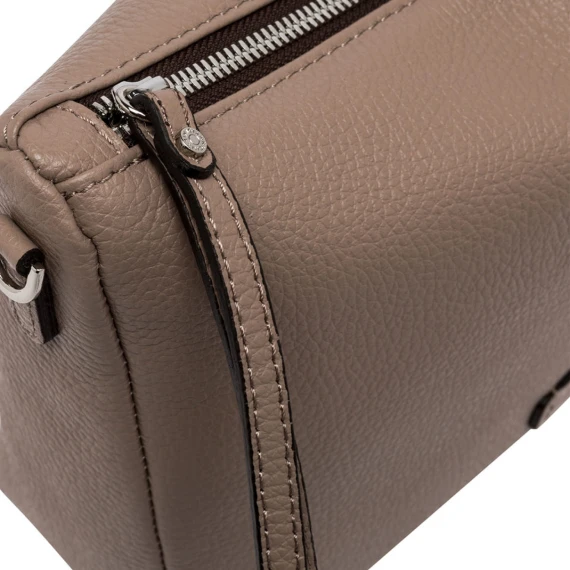Borsetta Nora Pouch in pelle tortora