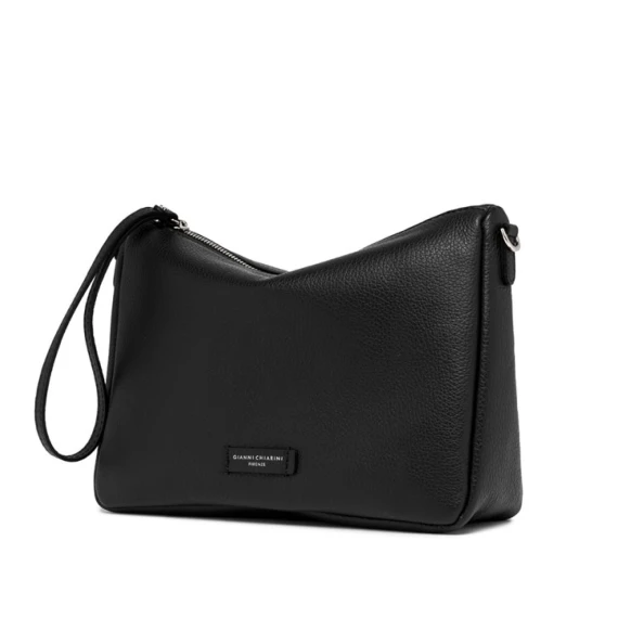 Borsetta Nora Pouch in pelle nera