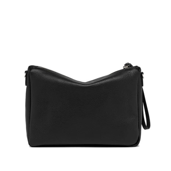 Borsetta Nora Pouch in pelle nera