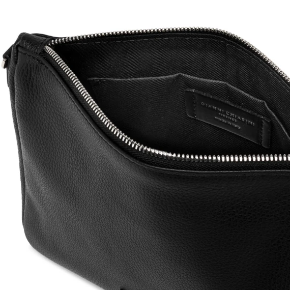 Borsetta Nora Pouch in pelle nera