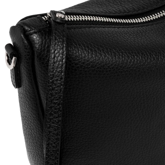 Borsetta Nora Pouch in pelle nera