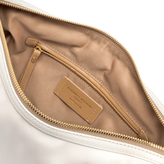 Borsa a spalla Matilde in pelle marmo