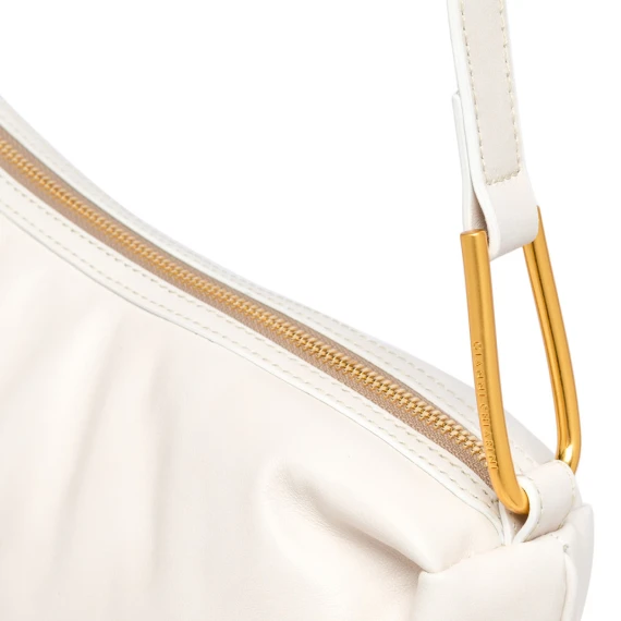 Borsa a spalla Matilde in pelle marmo