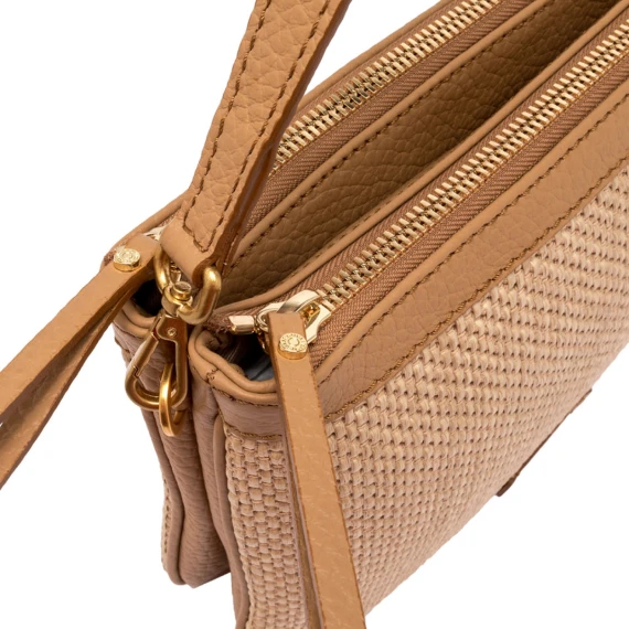 Borsa a tracolla Frida in pelle nature