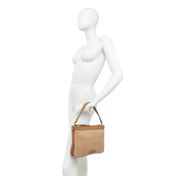 Borsa a tracolla Frida in pelle nature