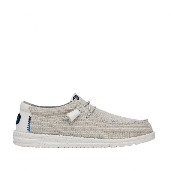 Sneakers Wally in tessuto bianco beige
