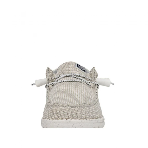 Sneakers Wally in tessuto bianco beige