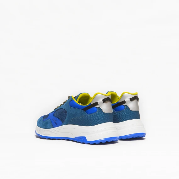 Hogan Hyperlight uomo realizzata in suede e tessuto blu e nabuck bluette