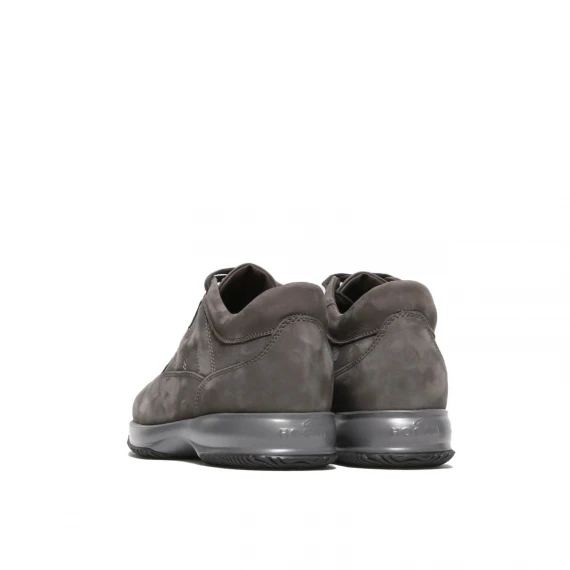 Sneaker Interactive in nabul grigio con H laterale imbottita