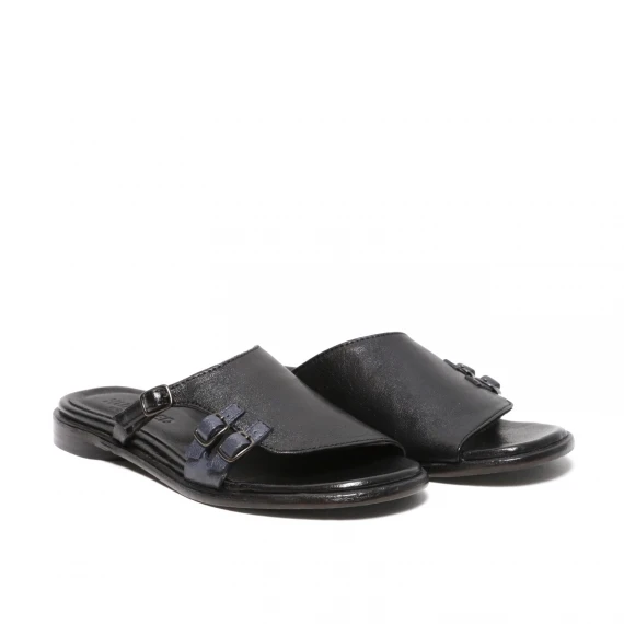 Ciabattina in pelle nera
