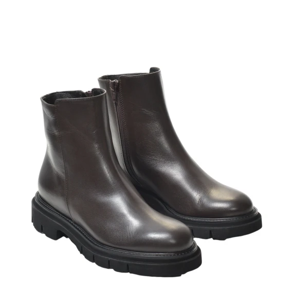 Stivaletto in pelle ebano