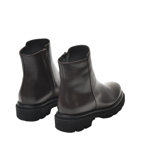 Stivaletto in pelle ebano