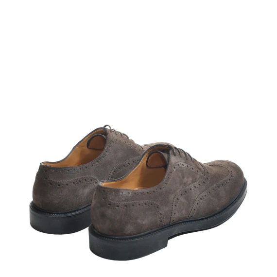 Oxford in suede pepe
