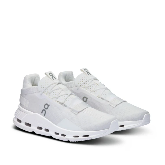 Sneakers Cloud 6 in tessuto tecnico bianco