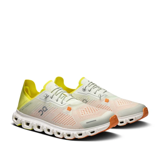 Sneakers Cloud 6 Coast in tessuto tecnico traspirante lime chiaro