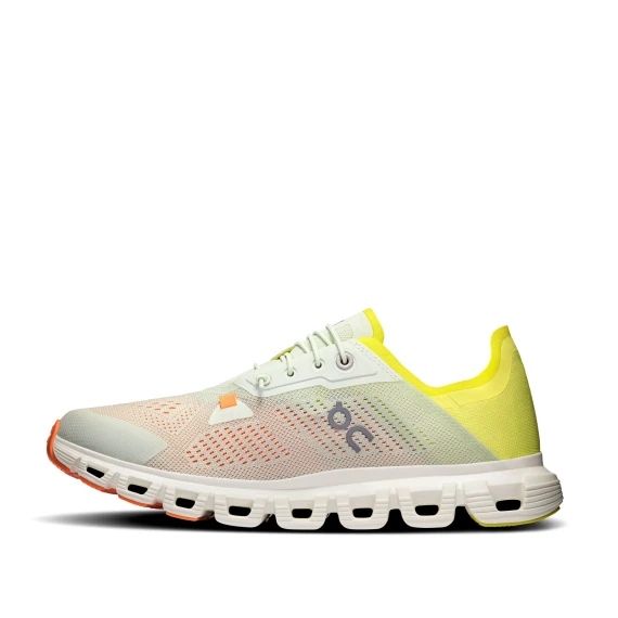 Sneakers Cloud 6 Coast in tessuto tecnico traspirante lime chiaro