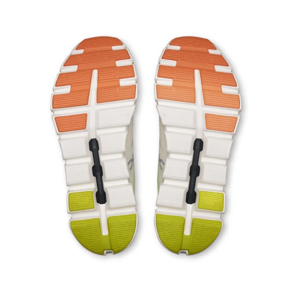 Sneakers Cloud 6 Coast in tessuto tecnico traspirante lime chiaro