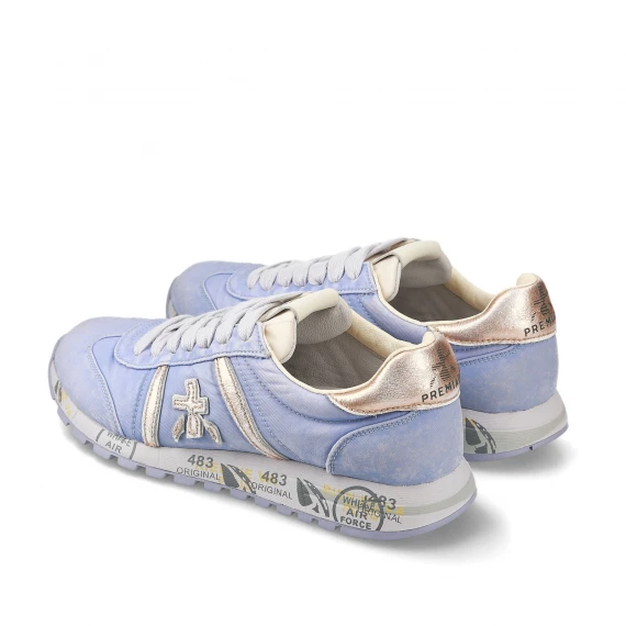 Sneakers Lucy in suede e tessuto tecnico lilla