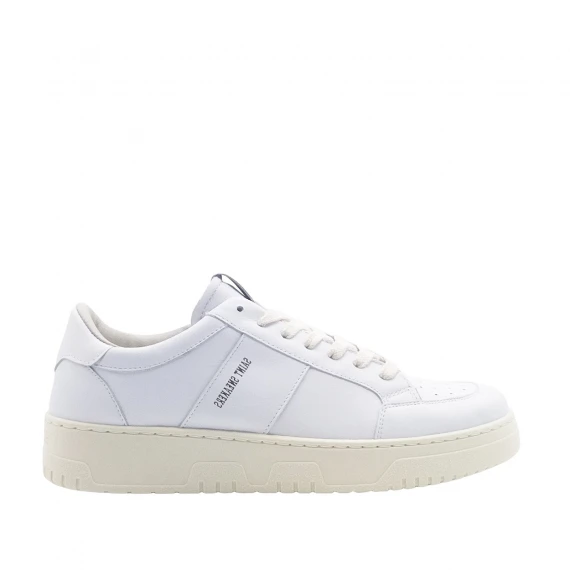 Sneakers in pelle bianca